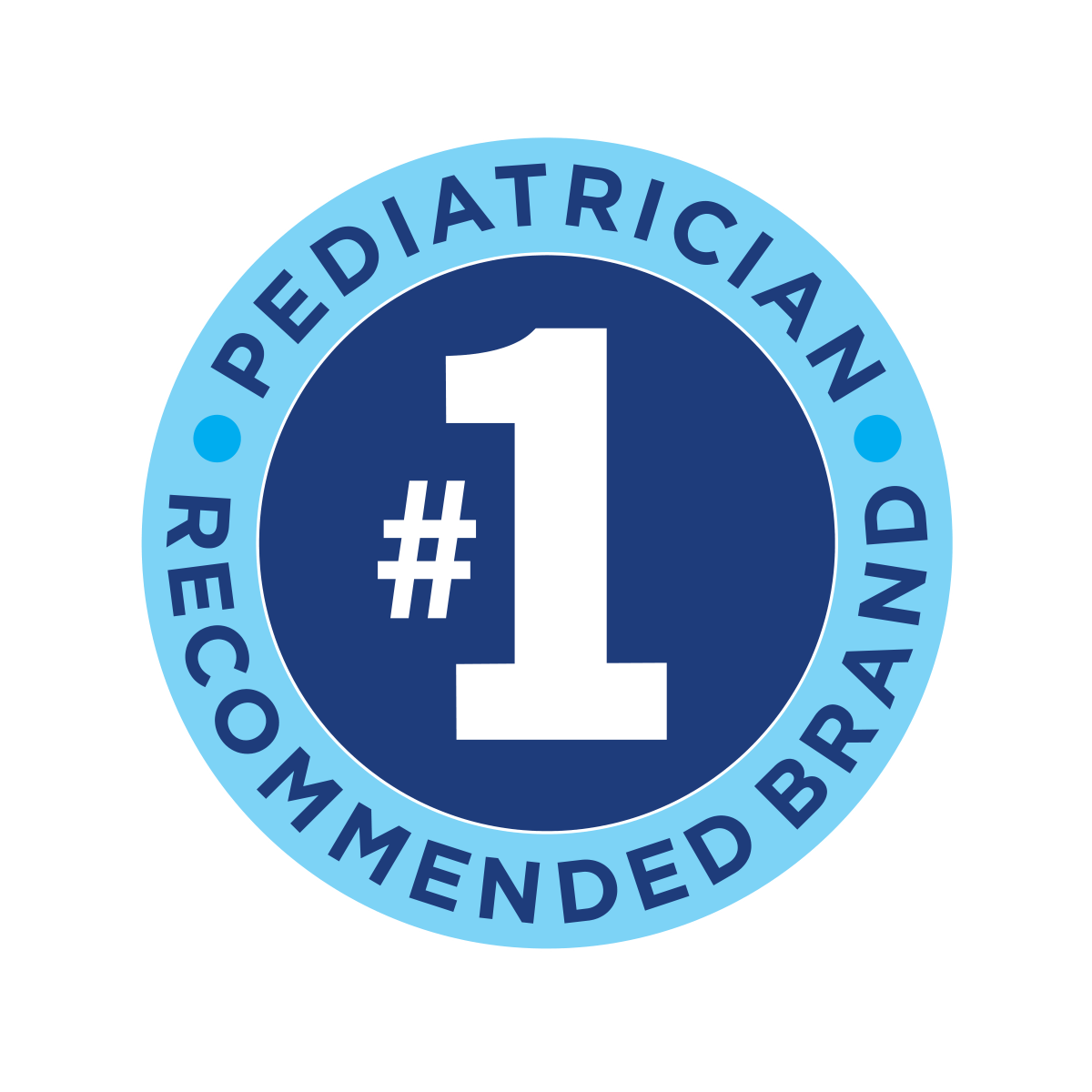 #1 Pediatrician Recommended Brand icon