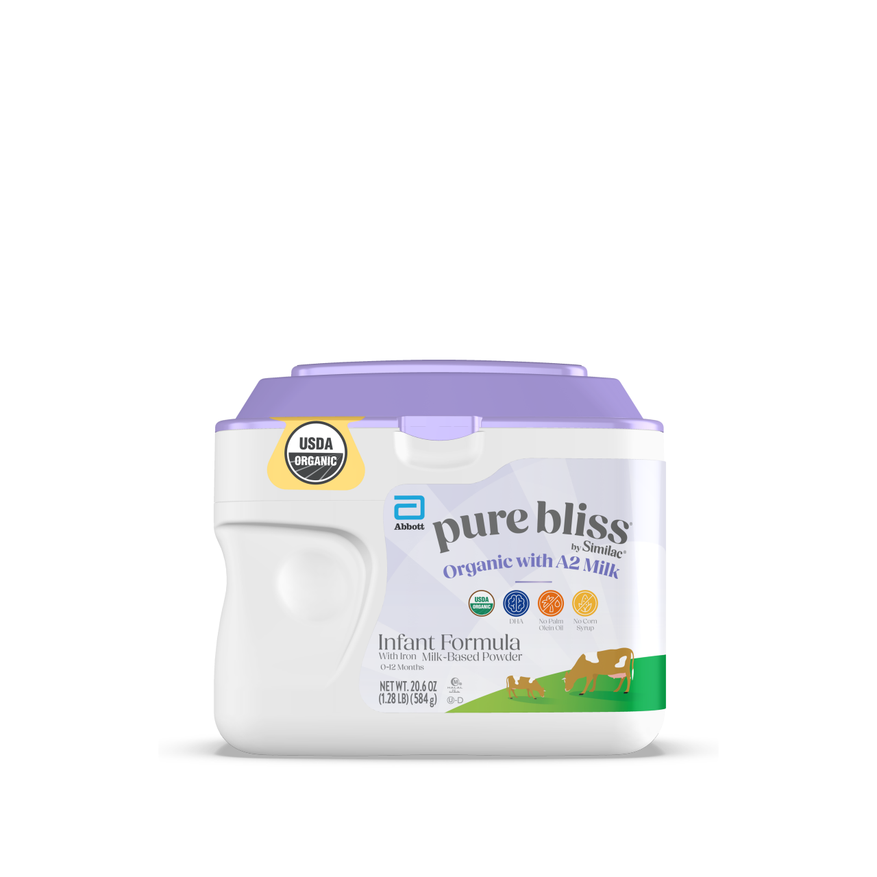 Pure Bliss by Similac Organic with A2 Milk 20.6 oz SimplePac